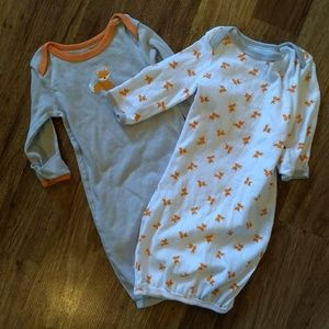 RESERVED Lovable Friends sleeping shirts 0-6mo